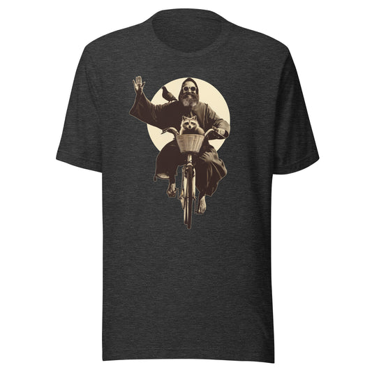 Saint Francis Unisex t-shirt - DARK GREY HEATHER