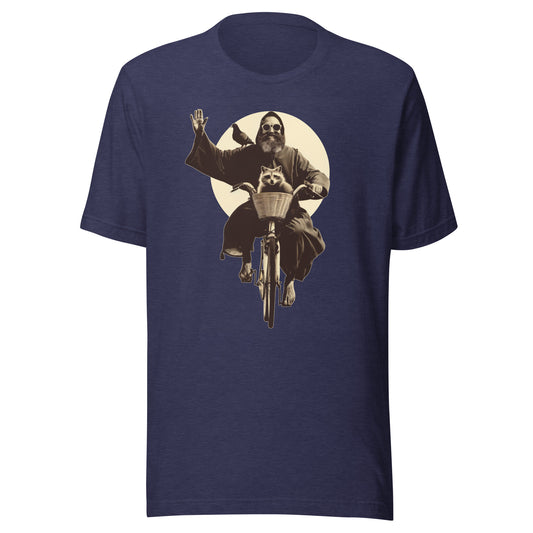 Saint Francis Unisex t-shirt - HEATHER MIDNIGHT NAVY