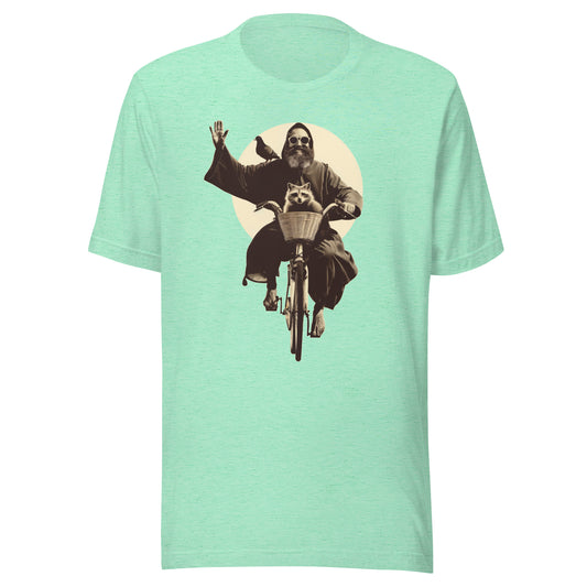 Saint Francis Unisex t-shirt - HEATHER MINT