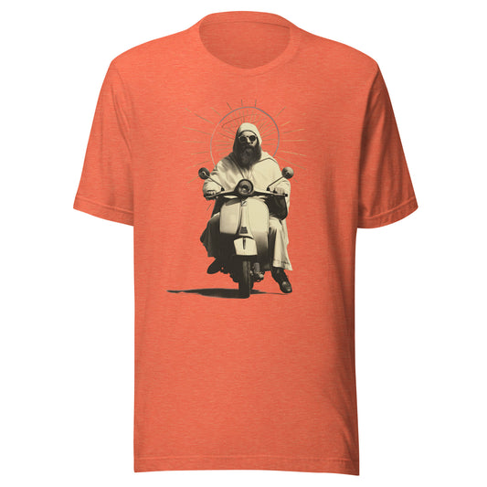 St. Christopher Unisex t-shirt – HEATHER ORANGE