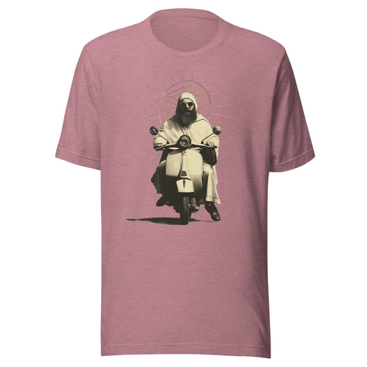 Saint Christopher Unisex t-shirt - HEATHER ORCHID