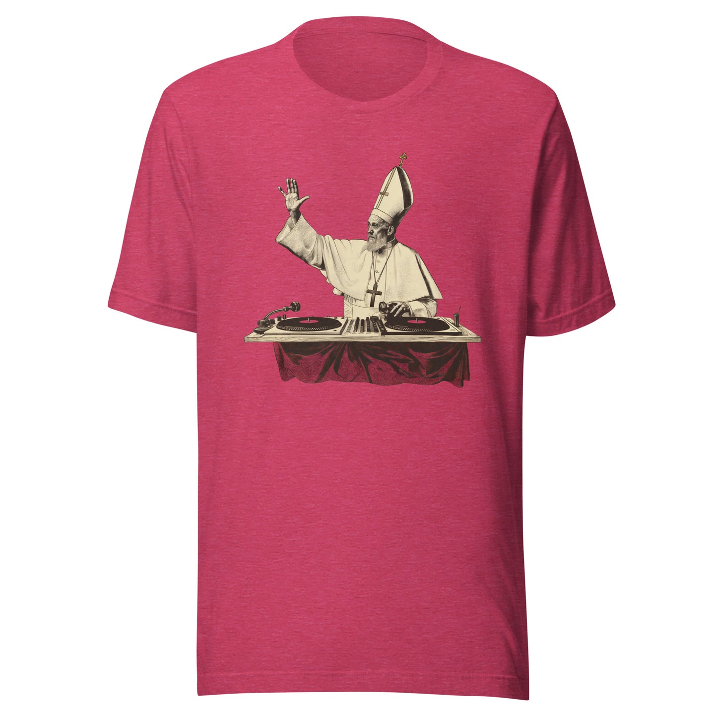 Gregory the Great Unisex t-shirt - HEATHER RASPBERRY