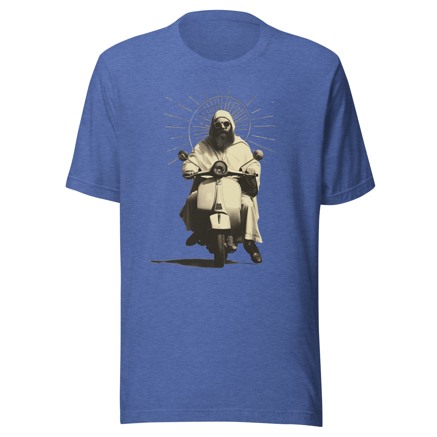 Saint Christopher Unisex t-shirt - HEATHER TRUE ROYAL