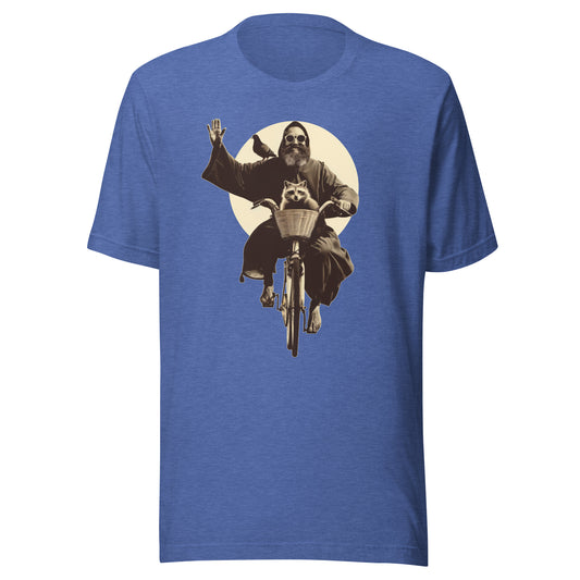 Saint Francis Unisex t-shirt - HEATHER TRUE ROYAL