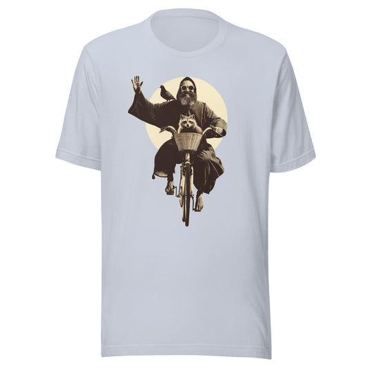 Saint Francis Unisex t-shirt - LIGHT BLUE