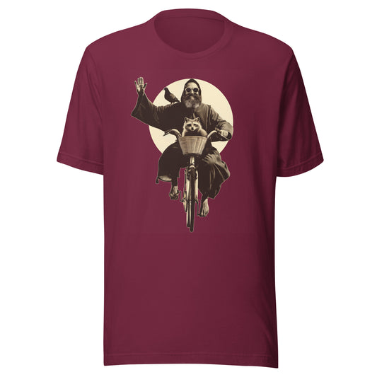 Saint Francis Unisex t-shirt - MAROON