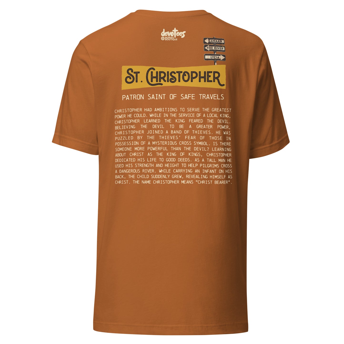 Saint Christopher Unisex t-shirt - TOAST