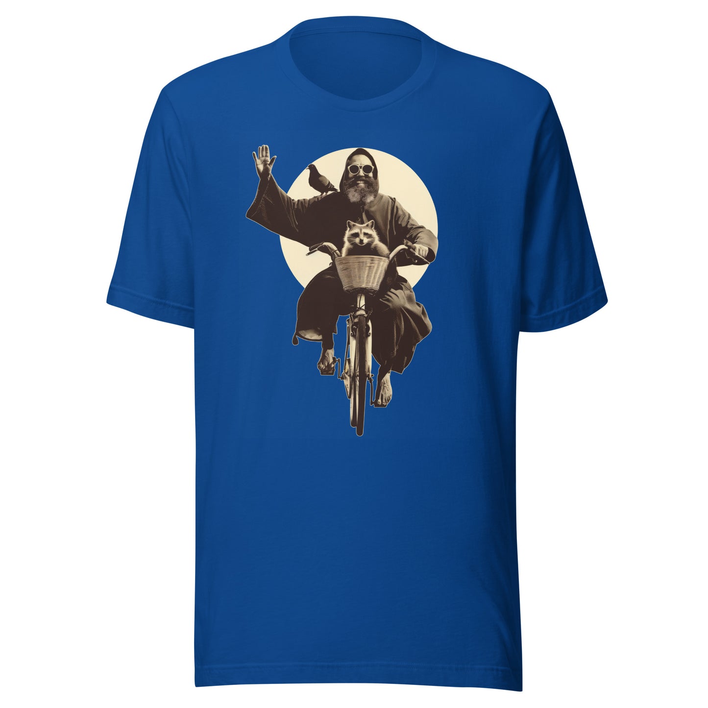 Saint Francis Unisex t-shirt - TRUE ROYAL