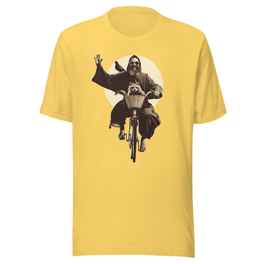 Saint Francis Unisex t-shirt - YELLOW